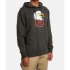 RVCA Men’s Big Label Hoodie(Bird of Prey/Black)