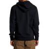 RVCA Men’s Big Label Hoodie(Black)
