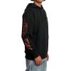 RVCA Men’s Big Label Hoodie(Black (Trax))