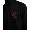 RVCA Men’s Big Label Hoodie(Black (Trax))