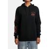 RVCA Men’s Big Label Hoodie(Black (Trax))