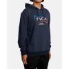 RVCA Men’s Big Label Hoodie(Moody Blue (Return))