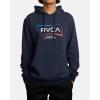 RVCA Men’s Big Label Hoodie(Moody Blue (Return))