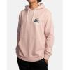 RVCA Men’s Big Label Hoodie(Pale Mauve (Vista))
