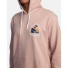 RVCA Men’s Big Label Hoodie(Pale Mauve (Vista))