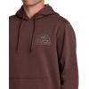 RVCA Men’s Big Label Hoodie(Palm Serif | Mocha)