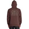 RVCA Men’s Big Label Hoodie(Palm Serif | Mocha)