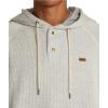 RVCA Men’s Big Label Hoodie(Port Pullover 3 | Silver Bleach)