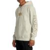 RVCA Men’s Big Label Hoodie(Silver Bleach)