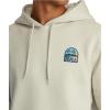 RVCA Men’s Big Label Hoodie(Sunny Days | Silver Bleach)