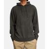 RVCA Men’s Big Label Hoodie(Tonally Fleece/Black)