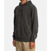 RVCA Men’s Big Label Hoodie(Tonally Fleece/Black)