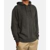 RVCA Men’s Big Label Hoodie(Tonally Fleece/Black)