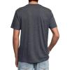 RVCA Men’s Premium Red Stitch Short Sleeve Graphic Tee Shirt(Big Black 2)