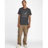 RVCA Men’s Premium Red Stitch Short Sleeve Graphic Tee Shirt(Black)