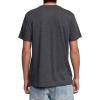 RVCA Men’s Premium Red Stitch Short Sleeve Graphic Tee Shirt(Facets/Black)