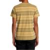 RVCA Men’s Premium Red Stitch Short Sleeve Graphic Tee Shirt(Ptc Stripe | Ochre)