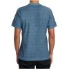 RVCA Men’s Premium Red Stitch Short Sleeve Graphic Tee Shirt(Ptc Stripe/Industrial Blue)