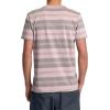 RVCA Men’s Premium Red Stitch Short Sleeve Graphic Tee Shirt(Ptc Stripe/Pale Mauve)