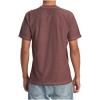 RVCA Men’s Premium Red Stitch Short Sleeve Graphic Tee Shirt(Ptc Stripe/Red Earth)