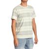 RVCA Men’s Premium Red Stitch Short Sleeve Graphic Tee Shirt(Silver Bleach (Ptc Stripe))