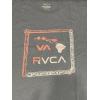 RVCA Men’s Premium Red Stitch Short Sleeve Graphic Tee Shirt(Vintage Navy)