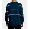 RVCA Mens Relaxed Fit Fleece Crewneck(Camden/Navy Marine)