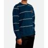 RVCA Mens Relaxed Fit Fleece Crewneck(Camden/Navy Marine)