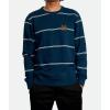 RVCA Mens Relaxed Fit Fleece Crewneck(Camden/Navy Marine)