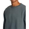 RVCA Mens Relaxed Fit Fleece Crewneck(Dayshift Crew | Balsam Green)