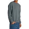 RVCA Mens Relaxed Fit Fleece Crewneck(Dayshift Crew | Balsam Green)