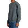 RVCA Mens Relaxed Fit Fleece Crewneck(Dayshift Crew | Balsam Green)
