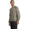 RVCA Mens Relaxed Fit Fleece Crewneck(Dayshift Crew 2 | Mushroom)