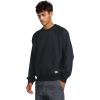 RVCA Mens Relaxed Fit Fleece Crewneck(Dayshift Crew 2 | Rvca Black)