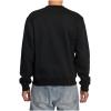 RVCA Mens Relaxed Fit Fleece Crewneck(Dayshift Crew/Rvca Black)