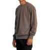 RVCA Mens Relaxed Fit Fleece Crewneck(Ptc Crew | Mushroom)