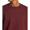 RVCA Mens Relaxed Fit Fleece Crewneck(Ptc Crew | Red Earth)