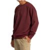 RVCA Mens Relaxed Fit Fleece Crewneck(Ptc Crew | Red Earth)