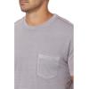 RVCA Mens Short Sleeve Crew Neck Pocket T-Shirt(Gray Ridge)