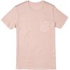 RVCA Mens Short Sleeve Crew Neck Pocket T-Shirt(Pale Mauve)