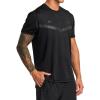 RVCA Mens Sport Regular Fit Athletic Breathable Tees(Black (Rvca Runner))