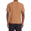 RVCA Mens Sport Regular Fit Athletic Breathable Tees(Earth Clay (Balance))