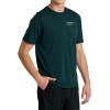 RVCA Mens Sport Regular Fit Athletic Breathable Tees(Oil Green (Reflective Base))