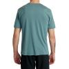 RVCA Mens Sport Regular Fit Athletic Breathable Tees(Pine Grey (Big Rvca Section))