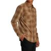 RVCA Men’s Thatll Work Flannel Long Sleeve Woven Shirt(Dayshift Flannel | Wood)