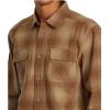 RVCA Men’s Thatll Work Flannel Long Sleeve Woven Shirt(Dayshift Flannel | Wood)