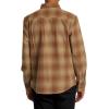 RVCA Men’s Thatll Work Flannel Long Sleeve Woven Shirt(Dayshift Flannel | Wood)
