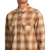 RVCA Men’s Thatll Work Flannel Long Sleeve Woven Shirt(Dayshift Flannel/Adobe)