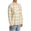 RVCA Men’s Thatll Work Flannel Long Sleeve Woven Shirt(Dayshift Flannel/Khaki)