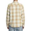 RVCA Men’s Thatll Work Flannel Long Sleeve Woven Shirt(Dayshift Flannel/Khaki)